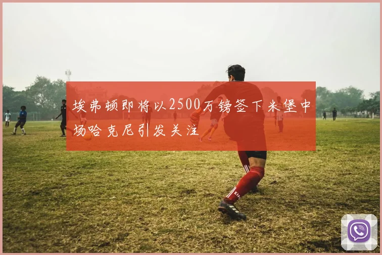 埃弗顿即将以2500万镑签下米堡中场哈克尼引发关注